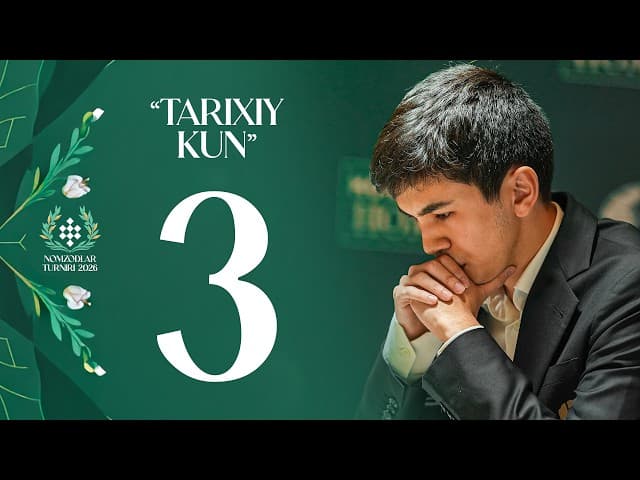 JAVOHIR SINDAROVDAN TARIXIY G'ALABA 3-TUR HAQIDA QISQACHA